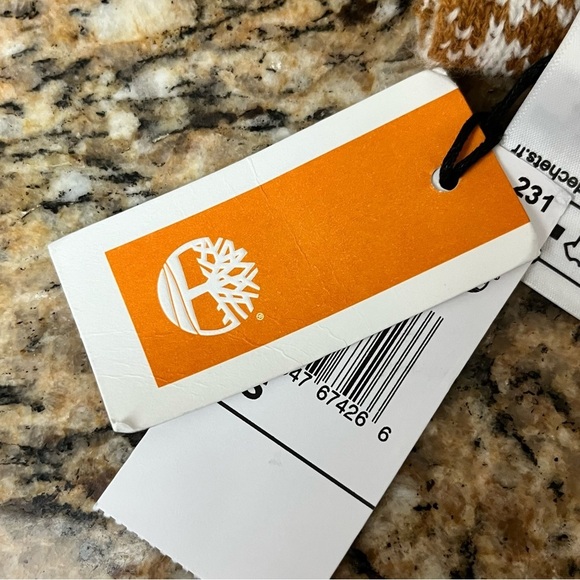 Timberland Scarf Wheat herringbone academia Preppy Gorpcore fishermen angler o/s - Picture 10 of 10